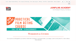 Desktop Screenshot of joinfilms.com